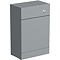Orchard Elsdon Stone Grey Slimline 500mm Back to Wall Toilet Unit