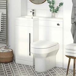 Orchard MySpace Combination Bathroom Suite with Basin and Wharfe Toilet