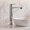 Orchard Wharf High Rise Basin Mixer Tap - Chrome