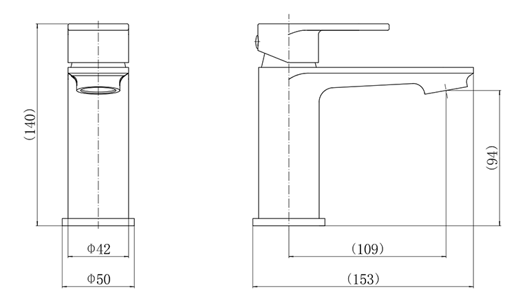 Orchard Wharfe Basin Mixer Tap - Chrome