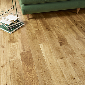 Orion 14mm Engineered Wood Flooring - Natural Brushed & Lacquered