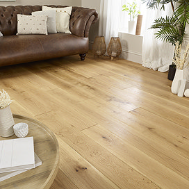Orion 15 x 190mm Engineered Wood Flooring - Natural Brushed & Oiled