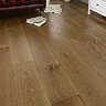 Orion 15 x 220mm Engineered Wood Flooring - Cognac Brushed & Lacquered