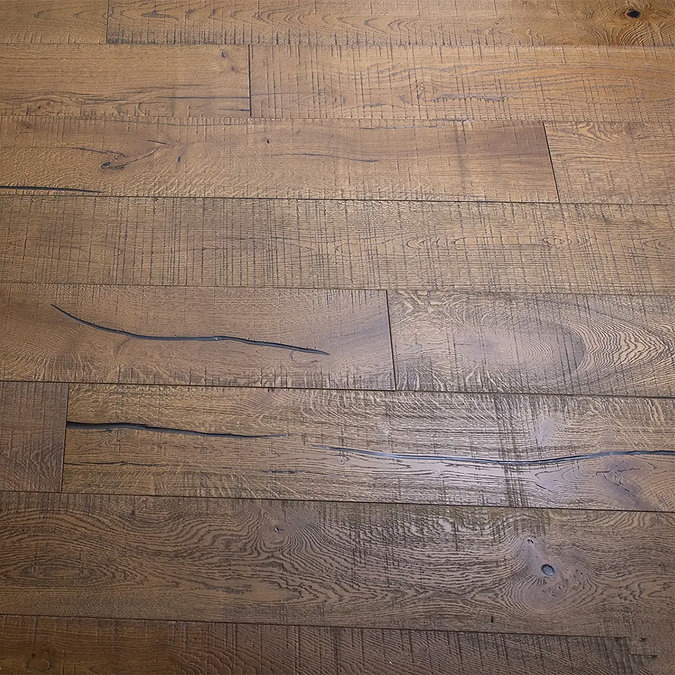 Orion 15 x 220mm Engineered Wood Flooring - Golden Saw Mark Distressed Hardwax Oiled