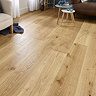 Orion 15 x 220mm Engineered Wood Flooring - Natural Brushed & Lacquered