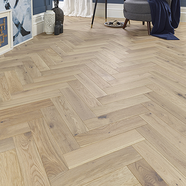 Orion 15mm Engineered Wood Herringbone Flooring - Invisible Oiled