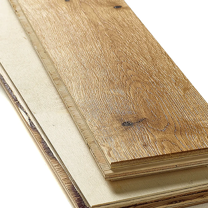 rion 15mm Engineered Wood Herringbone Flooring - Natural Brushed & Lacquered