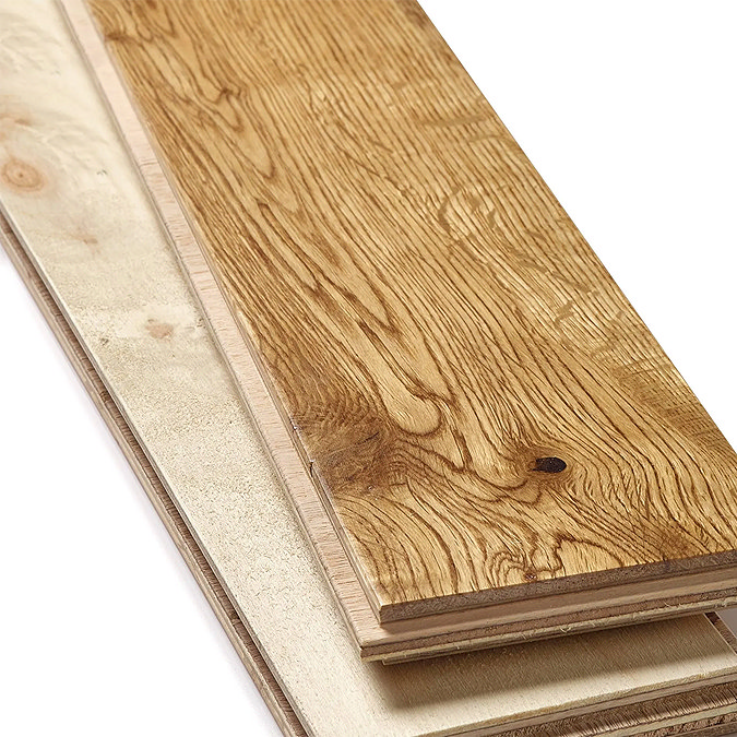 Orion 15mm Engineered Wood Herringbone Flooring - Natural UV Lacquered