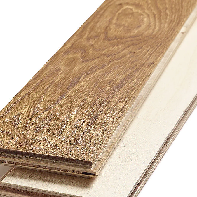 Orion 15mm Engineered Wood Herringbone Flooring - Smoked Brushed & Oiled