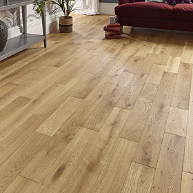 Orion 18 x 125mm Solid Wood Flooring - Natural Brushed & Oiled