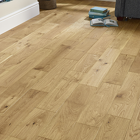 Orion 18 x 150mm Solid Wood Flooring - Natural Brushed & Oiled