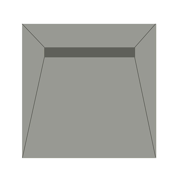 Orion 600 Linear Wetroom Square Shower Tray Former (End Waste