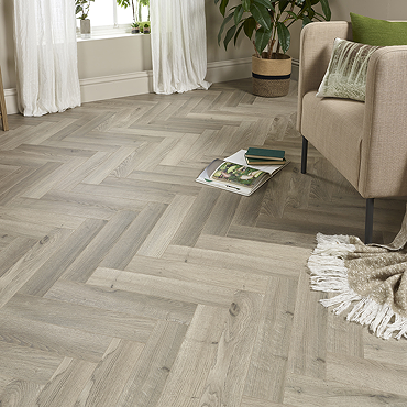 Orion Aalborg 12mm Laminate Herringbone Flooring 470 x 95mm (Pack of 36)