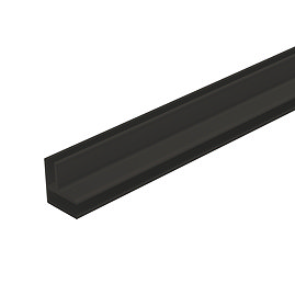 Orion Black 12-20mm Universal Corner Trim for Wall Tile Panels Large Image