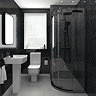 Orion Black Diamond Galaxy 2400x1000x10mm PVC Shower Wall Panel Large Image