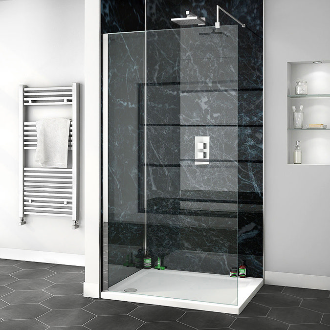 Orion Black Marble 2400x1000x10mm PVC Shower Wall Panel  Standard Large Image
