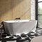 Orion Back To Wall Modern Square Bath (1700 x 735mm)