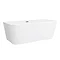 Orion Back To Wall Modern Square Bath (1700 x 735mm)  Profile Large Image