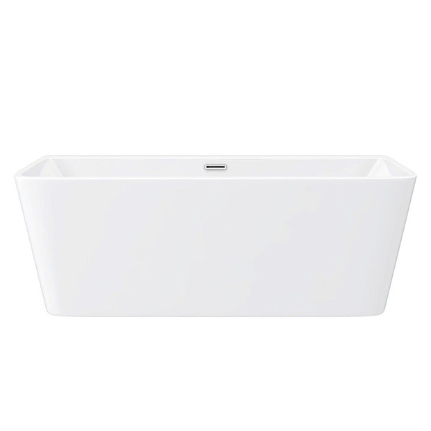 Orion Back To Wall Modern Square Bath (1700 x 735mm)  Feature Large Image