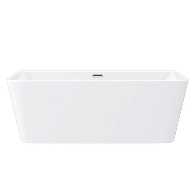 Orion Back To Wall Modern Square Bath (1700 x 735mm)  Feature Large Image