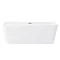 Orion Back To Wall Modern Square Bath (1700 x 735mm)  Feature Large Image