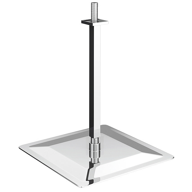 Orion Chrome Shower Package with Concealed Valve + Square Ceiling Mounted Head Feature Large Image