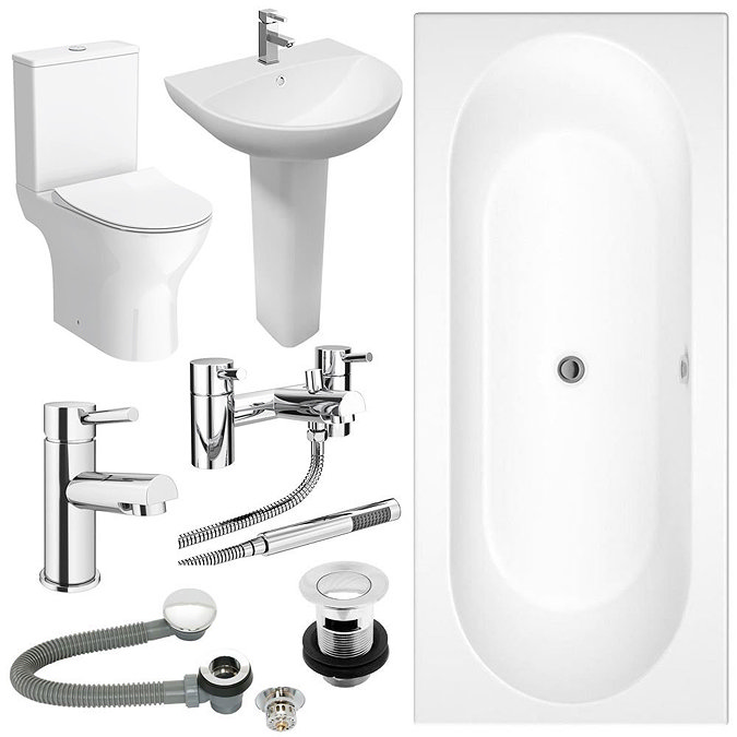 Orion Complete Bathroom Suite Package Large Image