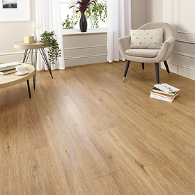 Orion Country Oak SPC Luxury Click Vinyl 1220 x 182 Waterproof Plank Flooring (Pack of 10)