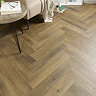 Orion Devon Brown Oak SPC Luxury Click Vinyl 610 x 126 Waterproof Herringbone Flooring (Pack of 20)