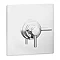 Orion Square Dual Concealed Thermostatic Shower Valve - Chrome Large Image