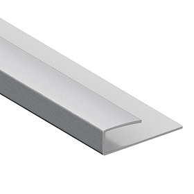 Orion End Trim - Satin Aluminium Large Image