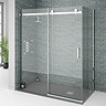 Orion Frameless Sliding Shower Enclosure - 1600 x 800mm Large Image