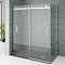 Orion Frameless Sliding Shower Enclosure - 1600 x 800mm Large Image