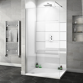 Orion Gloss White Shower Wall Panel - 2400 x 1000mm