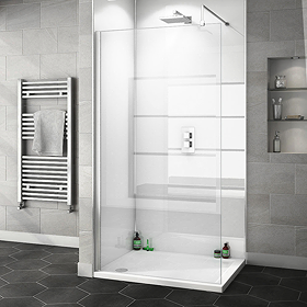 Orion Gloss White Shower Wall Panel - 2400 x 1000mm