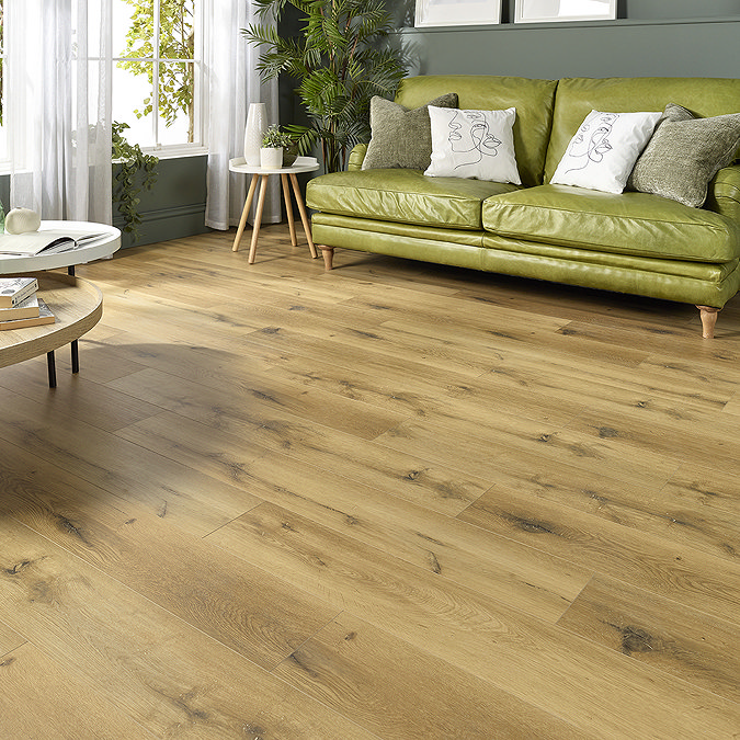 Orion Golden Oak SPC Luxury Click Vinyl 1220 x 182 Waterproof Plank Flooring (Pack of 10)