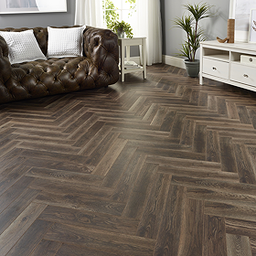 Orion Gothenburg 12mm Laminate Herringbone Flooring 470 x 95mm (Pack of 36)