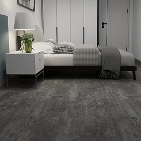 Orion Graphite Grey Luxury Click Vinyl 610 x 305 Waterproof Floor Tiles (Pack of 14)