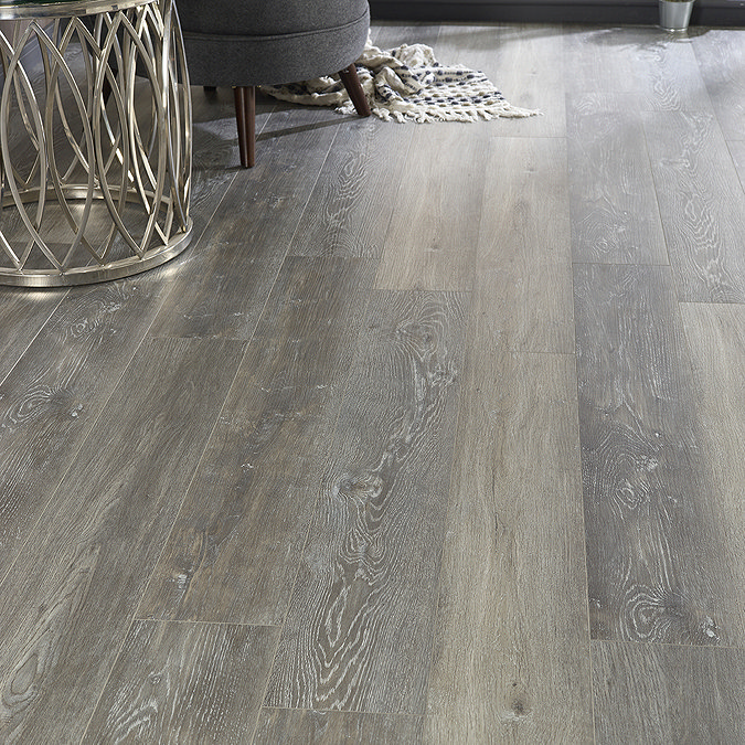 Orion Grey Oak SPC Luxury Click Vinyl 1220 x 182 Waterproof Plank Flooring (Pack of 10)