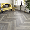 Orion Grey Oak SPC Luxury Click Vinyl 610 x 126 Waterproof Herringbone Flooring (Pack of 20)