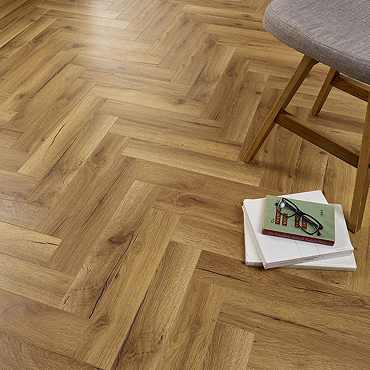 Orion Helsinki 12mm Laminate Herringbone Flooring 470 x 95mm (Pack of 36)