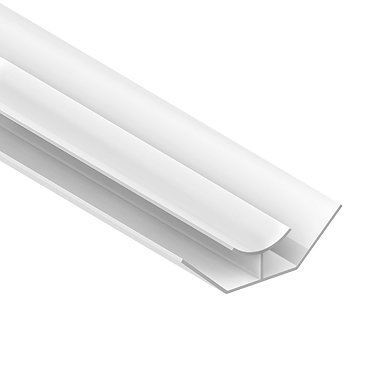 Orion Internal Corner - White PVC  Profile Large Image