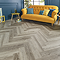 Orion Light Grey Oak SPC Luxury Click Vinyl 610 x 126 Waterproof Herringbone Flooring (Pack of 20)