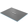 Orion 300 Linear Wetroom Rectangular Shower Tray Former (Centre Waste) Large Image