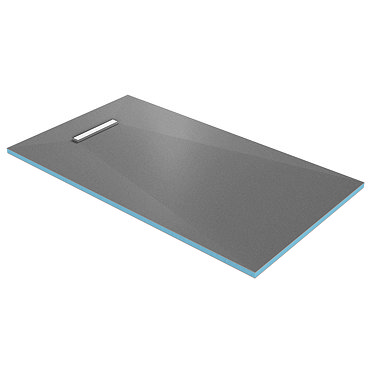 Orion 300 Linear Wetroom Rectangular Shower Tray Former (End Waste)  Profile Large Image
