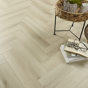 Orion Malmo Oak SPC Luxury Click Vinyl 610 x 126 Waterproof Herringbone Flooring (Pack of 20)