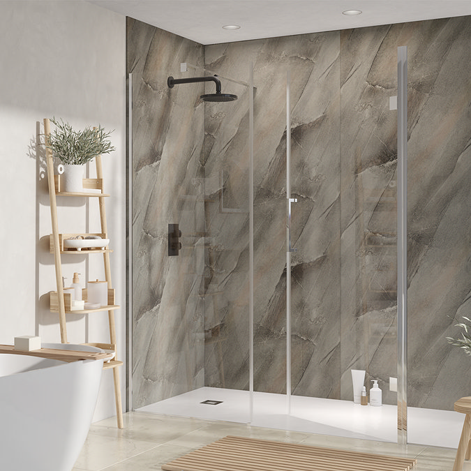 Orion Matt Slate Shower Wall Panel - 2400 x 1000mm