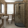 Orion Mocha Onyx 2400x1000x10mm PVC Shower Wall Panel Large Image