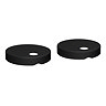Orion Modern Short Projection Toilet with Soft Close Seat (Matt Black Flush + Hinges)