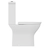 Orion Modern Short Projection Toilet with Soft Close Seat (Matt Black Flush + Hinges)
